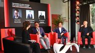 Discussions at the report unveiling (Image via Netflix)